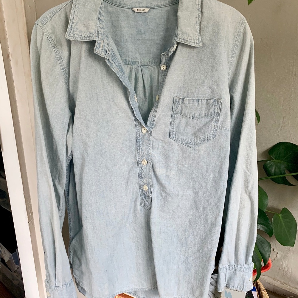 J. Crew Denim Top